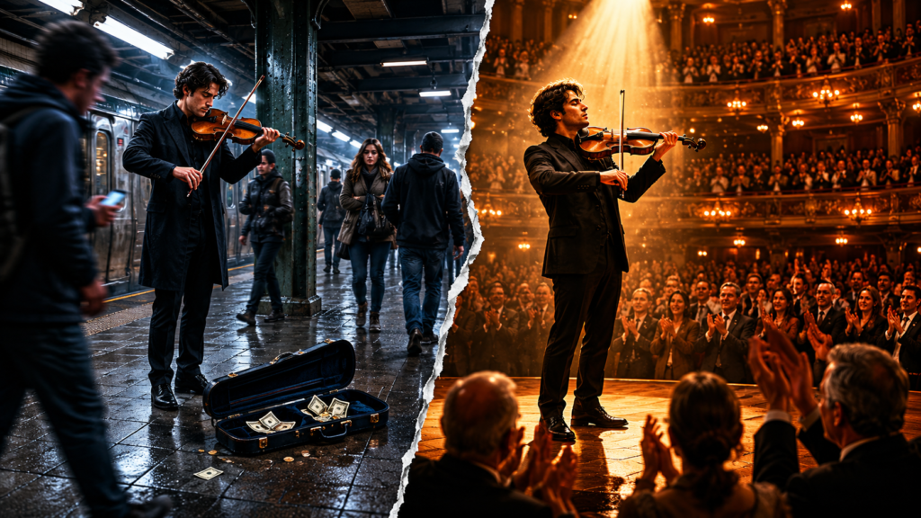 The Strange Case Of The $30 Violinist